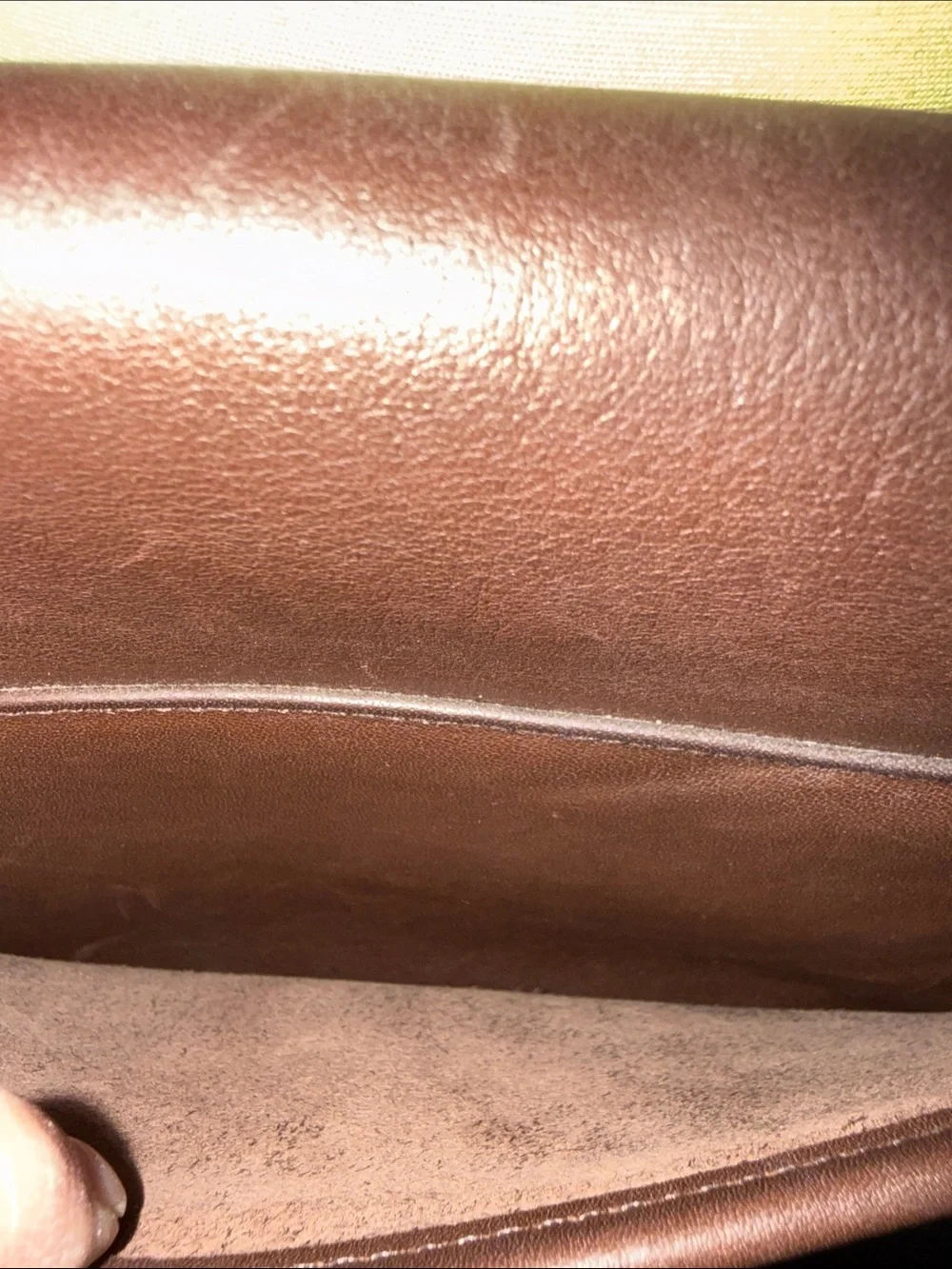 Vintage Coach 9870 Brown Leather Bag